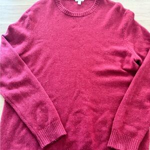 Garnet Hill Men's washable cashmere sweater sweatshirt L Large